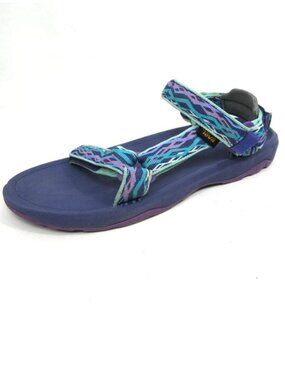 Teva Hurricane XLT2 Sport Sandals Womens 9 Youth Girls 7 VGUC Purple Aqua Teal